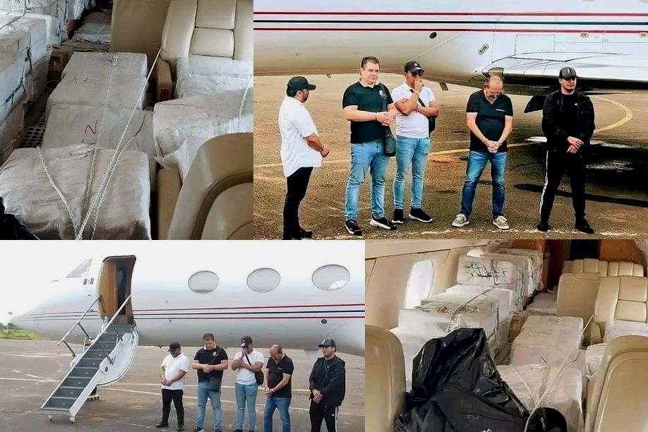 Aeronave com grande quantidade de droga apreendida em Guiné-Bissau