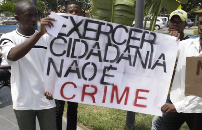 Jovens prometem continuar manifestações em Luanda