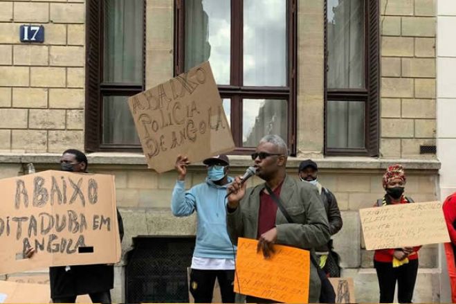 Angolanos em França reclamam "eleições livres, justas e transparentes"