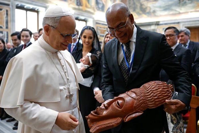 Papa Leão XIV recebe Adalberto Costa Júnior no Vaticano