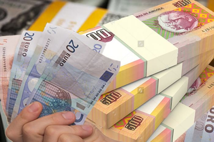 Euro valoriza-se 39,50% face à moeda angolana "Kwanza" em Janeiro